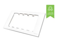 VISION TechConnect 3 2-Gang UK Surround - Planskiva - vit - 2-gang TC3 SURR2G