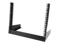 StarTech.com 8U Open Frame Network Rack - 19" 2 Post Free Standing Desktop Rack for Computer, AV, Media, IT, Data & Server Room Equipment (RK8OD) - Rack öppen ram - 2 stolpar - 8U RK8OD