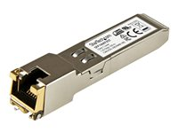 StarTech.com MSA Uncoded Compatible SFP Module, 1000BASE-TX, SFP to RJ45 (Copper) Cat6/Cat5e, 1GE Gigabit Ethernet SFP, RJ-45 (Copper) 100m, 1Gbps/1000Mbps Mini GBIC Transceiver SFP Module - Lifetime Warranty (SFP1000TXST) - SFP-sändar/mottagarmodul (mini-GBIC) - 1GbE - 1000Base-TX - RJ-45 - upp till 100 m SFP1000TXST