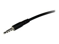 StarTech.com 2m 3,5mm 4-polig TRRS headset-förlängningskabel - M/F - Förlängningskabel till headset - 4-poligt minijack hane till 4-poligt minijack hona - 2 m - svart - för P/N: MUYHSFMM, MUYHSMFF, MUYHSMFFADW, SV211DPUA, SV211DPUA4K, SV211HDUA4K MUHSMF2M