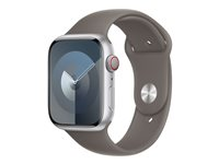 Apple - Band för smart klocka - 45 mm - M/L (passar handleder på 160 - 210 mm) - lera MT493ZM/A