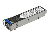 StarTech.com MSA Uncoded SFP Module, 1000BASE-BX, 1 Gigabit Ethernet Bi-Directional (BiDi) Fiber Single Strand SFP Transceiver (SMF), LC 10km , Mini GBIC Transceiver SFP Module, Upstream - Lifetime Warranty (SFP1000BXUST) - SFP-sändar/mottagarmodul (mini-GBIC) - 1GbE - 1000Base-BX - LC enkelläge - upp till 10 km - 1310 (TX) / 1490 (RX) nm SFP1000BXUST