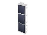 Middle Atlantic 12RU Plexi Front Door for DWR, SWR, and ERK Racks - Rackdörr - fram - svart - 12U - 19" - för DWR; ERK; MRK; SR Series Pivoting Rack; VMRK; VRK; WRK PFD-12