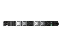 HPE G2 Metered Modular Horizontal True 0U - Kraftdistributionsenhet (kan monteras i rack) - AC 400 V - 22000 VA - 3-fasig 5-trådig - ingång: IEC 60309 - utgångskontakter: 6 (IEC 60320 C19) - 1U - 30.5 cm sladd - för Synergy 12000 Frame P9R81A