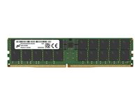 Micron - DDR5 - modul - 64 GB - DIMM 288-pin - 6400 MT/s / PC5-25600 - CL52 - registrerad - ECC MTC40F2046S1RC64BH1T