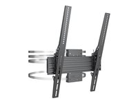 Multibrackets M Pro HD Series - Monteringssats (montering) - för platt panel - aluminium, stål - svart - skärmstorlek: 43"-86" - väggmonterbar, kolumn 7350022739475