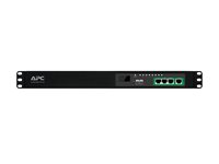 APC Easy Switched PDU EPDU1016S - Kraftdistributionsenhet (kan monteras i rack) - AC 200/208/230 V - 3680 VA - Ethernet - ingång: IEC 60320 C20 - utgångskontakter: 8 (8 x IEC 60320 C13) - 1U - 2.5 m sladd - svart EPDU1016S