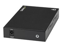 StarTech.com Gigabit Ethernet koppar-till-fibermediaomvandlare - SM LC - 10 km - Fibermediekonverterare - 1GbE - 100Base-LX, 1000Base-T - RJ-45 / LC enkelläge - upp till 10 km - 1310 nm - för P/N: SVA12M2NEUA, SVA12M5NA ET91000SM10