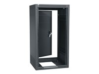 Middle Atlantic ERK Series 18RU Rack with Rear Door - 18RU Open Frame Rack - 25in Depth - Rack - svart - 18U - 19" ERK-1825