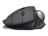 Logitech MX ERGO - Styrkula - optisk - 8 knappar - trådlös - Bluetooth, 2.4 GHz - trådlös USB-mottagare 910-005179