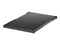 StarTech.com 1U Adjustable Server Rack Mount Shelf - 175lbs - 19.5 to 38in Deep Universal Tray for 19" AV, Data & Network Equipment Rack (ADJSHELFHD) - Hylla för rack - svart - 1U - 19" - för P/N: RK1233BKM, RK2433BKM, RK2537BKM, RK3236BKF, RK4236BKB, RK4242BK24, RK4242BK30 ADJSHELFHD