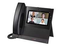 Poly CCX 700 OpenSIP - VoIP-telefon - med digital kamera med nummerpresentation/samtal väntar - SIP, RTCP, RTP - 24 linjer - svart 82Z83AA