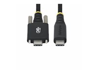 StarTech.com 6.6ft (2m) USB-C Charging Cable, 240W, Silicone Jacket - USB-kabel - 24 pin USB-C (hane) rakt/lockande till 24 pin USB-C (hane) rak - USB 2.0 - 48 V - 5 A - 2 m - USB-strömförsörjning (240W), Stöd för Power Delivery 3,1, utökat effektområde (EPR) - svart S2CEPR2M-USBSL-CABLE