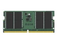 Kingston - DDR5 - sats - 64 GB: 2 x 32 GB - SO DIMM 262-pin - 5200 MT/s / PC5-41600 - CL42 - 1.1 V - ej buffrad - icke ECC KCP552SD8K2-64