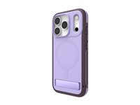 ZAGG Sedona Snap - Baksidesskydd för mobiltelefon - med fällbart ställ - MagSafe-kompatibilitet - grafen - dammig druv - för Apple iPhone 17 Pro 702319122