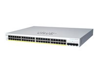 Cisco Business 220 Series CBS220-48T-4X - Switch - smart - 48 x 10/100/1000 + 4 x 10 Gigabit SFP+ (upplänk) - rackmonterbar CBS220-48T-4X-EU