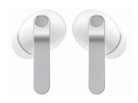 Samsung Galaxy Buds4 Pro - True wireless-hörlurar med mikrofon - inuti örat - Bluetooth - aktiv brusradering - vit SM-R640NZWAEUB