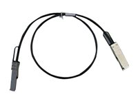 Cisco - 40GBase-CR4 direktkopplingskabel - QSFP (hane) till QSFP (hane) - 2 m - passiv - återanvänd - för P/N: 8101-32FH-C, 8102-64H-C, C9400X-SUP-2++=, N9K-C93108TC-FX3, N9K-C93108TC-FX3H QSFP-H40G-CU2M-RF