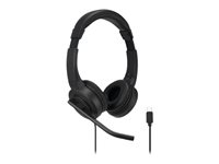 Kensington H1000 - Headset - på örat - kabelansluten - USB-C - svart K83450WW