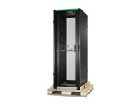 APC NetShelter SX Gen 2 - Rack skåp - golvstående - svart - 48U - 19" AR3157SPB2