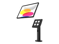 Compulocks Magnetix Secured Magnetic Tablet Counter Stand - Cable lock included - Ställ - för surfplatta - låsbar - galvaniserat stål - svart - bänk MNTXRISE01