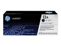 HP 12A - Svart - original - LaserJet - tonerkassett (Q2612A) - för LaserJet 1010, 1012, 1015, 1018, 1020, 1022, 3015, 3020, 3030, 3050, 3052, 3055, M1005 Q2612A