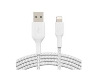 Belkin BoostCharge - Lightning-kabel - Lightning hane till USB hane - 1 m - vit CAA002BT1MWH