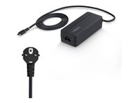 Startech - Strömadapter - GaN - 140 watt - 5 A - Strömmatning 3.1 (USB-C) - svart - Europa 1140LE-USB-C-CHARGER