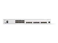 Cisco Catalyst 1300-24XTS - Switch - L3 - smart - 12 x 10 Gigabit Ethernet + 12 x 10 Gigabit SFP+ - rackmonterbar - återanvänd C1300-24XTS-RF