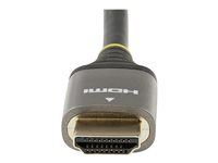 StarTech.com 13ft (4m) Premium Certified HDMI 2.0 Cable - High-Speed Ultra HD 4K 60Hz HDMI Cable with Ethernet - HDR10, ARC - UHD HDMI Video Cord - For UHD Monitors, TVs, Displays - M/M - Premium hög hastighet - HDMI-kabel med Ethernet - HDMI hane till HDMI hane - 4 m - skärmad - grå, svart - passiv, 4K60Hz (3840 x 2160) stöd HDMMV4M