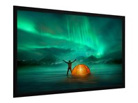 Da-Lite HomeScreen Deluxe - Projektorduk - väggmontering - 126" (320 cm) - 16:9 - Matte White 10600125