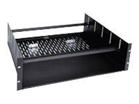 Middle Atlantic - Hylla för rack - svart - 3U - 19" RC-3
