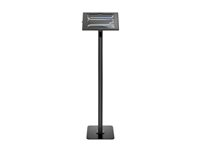 Compulocks - Hölje - för surfplatta - låsbar - aluminiumhölje, metallram - svart - skärmstorlek: 11" - monterbar på golvstativ - för Apple 11-inch iPad Pro (M4) 150B11PAPX4B