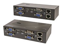StarTech.com USB dubbel-VGA via Cat5 KVM-enhetsförlängare - 200 m - Förlängare för tangentbord/video/mus - över CAT 5 - upp till 200 m - för P/N: SVA12M2NEUA, SVA12M5NA SV565DUTPU