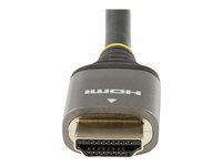 StarTech.com 20in (50cm) HDMI 2.1 Cable 8K - Certified Ultra High Speed HDMI Cable 48Gbps - 8K 60Hz/4K 120Hz HDR10+ eARC - Ultra HD 8K HDMI Cord - Monitor/TV/Display - Flexible TPE Jacket - Ultra High Speed - HDMI-kabel - HDMI hane till HDMI hane - 50 cm - skärmad - grå, svart - passiv, 4K120Hz stöd, 8K60 Hz (7680 x 4320) stöd HDMM21V50CM