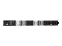 HPE G2 Metered Modular Horizontal True 0U - Kraftdistributionsenhet (kan monteras i rack) - AC 400 V - 11000 VA - 3-fasig 5-trådig - ingång: IEC 60309 - utgångskontakter: 6 (IEC 60320 C19) - 1U - 30.5 cm sladd - för Synergy 12000 Frame P9R79A