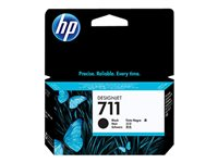 HP 711 - 38 ml - svart - original - DesignJet - bläckpatron - för DesignJet T100, T120, T120 ePrinter, T125, T130, T520, T520 ePrinter, T525, T530 CZ129A