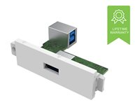 VISION TechConnect 3 USB-a module - Modulkontaktplatta med insnäppsfästen - USB Type A TC3 USBA