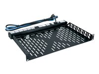Middle Atlantic 1RU Vented Utility Rackshelf - 10.8in Depth - Hylla för rack - svart - 1U - 19" U1V
