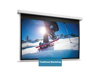 Da-Lite DescenderPro - Projektionsskärmyta med motor och vals - försänkt montering, takmontering - 107" (272 cm) - 16:10 - Matte White 10106798