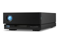 LaCie 1big Dock STHS24000800 - Hårddiskarray - 24 TB - 1 fack (SATA-600) - HDD 24 TB x 1 - USB 3.0, Thunderbolt 3 (extern) - med 5 års återställningsserviceplan för att rädda data STHS24000800