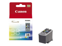 Canon CL-38 - 9 ml - färg (cyan, magenta, gul) - original - bläckpatron - för PIXMA iP1800, iP1900, iP2500, iP2600, MP140, MP190, MP210, MP220, MP470, MX300, MX310 2146B001