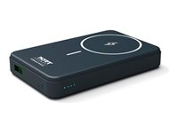 PORT Connect - Trådlös powerbank - Li-pol - 10000 mAh - 37 Wh - 20 Watt - 2.4 A - PD - 2 utdatakontakter (USB typ A, 24 pin USB-C) - på kabel: USB-A 907005