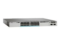 Cisco Catalyst 3850-24XU-E - Switch - L3 - Administrerad - 24 x 10/100/1000 (UPOE) - skrivbordsmodell, rackmonterbar - UPOE (580 W) - rekonditionerad WS-C3850-24XU-E-RF