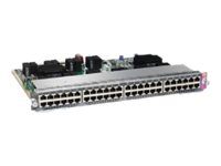 Cisco Catalyst 4500E Series Line Card - Switch - 48 x 10/100/1000 - insticksmodul - rekonditionerad WS-X4748-RJ45-E-RF