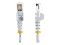 StarTech.com 5m White Cat5e / Cat 5 Snagless Ethernet Patch Cable 5 m - Nätverkskabel - RJ-45 (hane) till RJ-45 (hane) - 5 m - UTP - CAT 5e - hakfri, tvinnad - vit 45PAT5MWH