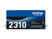 Brother TN2310 - Svart - original - tonerkassett - för Brother DCP-L2500, L2520, L2560, HL-L2300, L2340, L2360, L2365, MFC-L2700, L2720, L2740 TN2310
