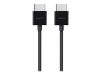 Belkin Premium Series - HDMI-kabel - HDMI hane till HDMI hane - 2 m - stöd för 4K AV10168BT2M-BLK