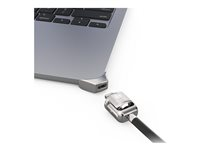 Compulocks Ledge adapter for MacBook Air 15" M2 and M3 with Keyed Cable Lock - Säkerhetssats för system - nyckellås MBALDG05KL