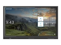 Avocor AVE-7540 - 75" Diagonal klass E-Series LED-bakgrundsbelyst LCD-skärm - interaktiv - med pekskärm (multitouch) - 4K UHD (2160p) 3840 x 2160 - direktupplyst LED - med Logitech Rally Bar (vit) AVO-AVE-7540-RB-W